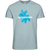Jack & Jones Köpek Baskılı Erkek Tişört 12238121 - Açık Mavi - XL