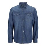 Jack & Jones Kot Gömlek JJESHERIDAN Uzun Kollu, S, 12138115, Medium Blue Denim, Erkek