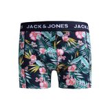 Jack & Jones Koyu Lacivert Boxer 12309125 JACSEAN FLOWER TRUN 3 Pack, XL, 5003350775, Koyu Lacivert, erkek