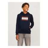 Jack & Jones Koyu Lacivert Erkek Çocuk Baskılı Sweatshirt 12263243