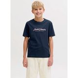 Jack & Jones Koyu Lacivert Erkek Çocuk Baskılı T-Shirt 12293131 - 12 Yaş