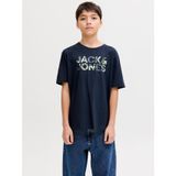 Jack & Jones Koyu Lacivert Erkek Çocuk Baskılı T-Shirt, 5003340925