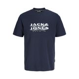 Jack & Jones Koyu Lacivert Erkek Çocuk Baskılı T-Shirt, 5003340961