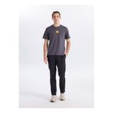 Jack & Jones Koyu Regular Fit Logo Baskılı T-Shirt, S, 5003350734, Gri, Erkek