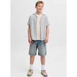 Jack & Jones Krem Erkek Çocuk Baskılı T-Shirt 12293108 - 8 Yaş