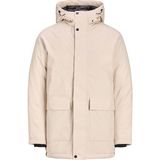 Jack & Jones Krem Erkek Mont 12235845_JJTATE Parka - XL