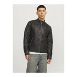 Jack & Jones Kunstlederjacke Pu Deri Ceket Biker Mont