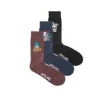 Jack & Jones Kurukafa Skull Socks Giftbox Erkek Siyah 3'lü Kutu Çorap 12224035-02