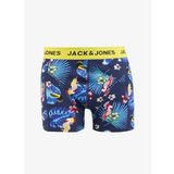 Jack & Jones Lacivert Erkek Boxer 12276165_JACFLOWER BIRD TRUNK TRY