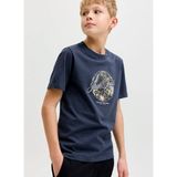 Jack & Jones Lacivert Erkek Çocuk Baskılı T-Shirt 12289893 - 8 Yaş