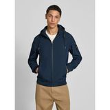 Jack & Jones Lacivert Erkek Mont 12236300 Jjebasıc Softshell Hood - 2XL