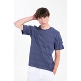 Jack & Jones Lacivert Erkek Relaxed T-Shirt 12295200 Jorrıvıera Blank Tee Cneck - Gri - 2XL