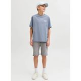 Jack & Jones Lastikli Bel Regular Fit Gri Erkek Çocuk Şort 12291035 - 16 Yaş