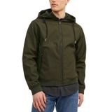 JACK & JONES Male Softshell Ceket Softshell Ceket, Siyah, S