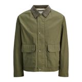 JACK & JONES Male Utility ceket Utility ceket, Forest Night, XXL