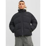 Jack & Jones Markasız 12238869 Icı Dolgulu Sısme Mont - Siyah - 2XL