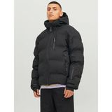 Jack & Jones Markasız 12238998 3m Waterproof 10.000M Dolgulu Mont - Siyah - XL