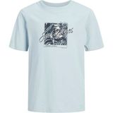Jack & Jones Mavi Erkek Çocuk Baskılı T-Shirt 12289893 - 16 Yaş