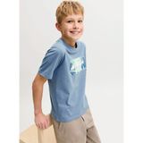 Jack & Jones Mavi Erkek Çocuk Baskılı T-Shirt 12289947 - 14 Yaş