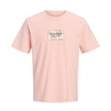 Jack & Jones Montauk Front Erkek Pembe Tişört (12297890-PM)