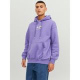 Jack & Jones Nakış Işlemeli Sweatshirt -Silverlake - 2XL - Mor