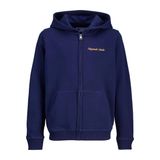 JACK & JONES Nakışlı Erkek Çocuk Kapüşonlu Sweatshirt, 12284068_OceanCavern