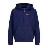 JACK & JONES Nakışlı Erkek Çocuk Kapüşonlu Sweatshirt, 14 Yıl, 12284068_OceanCavern, Mavi, erkek-çocuk