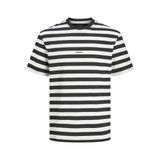 Jack & Jones Newton Stripe T-Shirt Siyah, S, 12265748, Black, Erkek