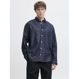 Jack Jones Norrebro Denim Loose Fit Erkek Jean Gömlek 12282775 - Lacivert