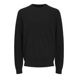 JACK & JONES Örgü Kazak, S, 12257854, Siyah, Erkek