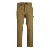 Jack & Jones Pants Studio Erkek Jpstkane Jjwashed Carpenter Dek LN Sütlü Kahve Erkek Pantolon