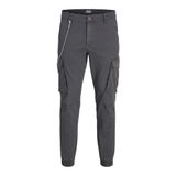 Jack & Jones Pants Studio Jpstmarco Jjlorenzo Ama Koyu Gri Erkek Pantolon
