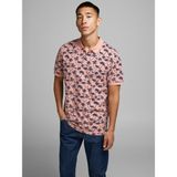 Jack & Jones Pedro Aop Polo Erkek Tişört - M - Ekru