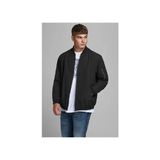 Jack & Jones Plus Büyük Beden Fermuarlı Bomber Ceket Erkek Ceket 12173990 - 8XL - Siyah