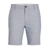 JACK & JONES PLUS Erkek Jpstdave Jjlinen Şort AKM Ps Chino Şort, Mavi indigo/Detay: Sağlam, 42 Große Größen