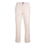 JACK & JONES PLUS Erkek Jpstollie Jjdave Linen DEK Ps Chino pantolon, Ay ışını/Detay: Sağlam, 42W / 32L