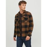 Jack & Jones Rahat Kesim Kahverengi Erkek Gömlek 12241533 - Açık Kahverengi