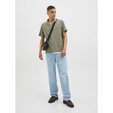 Jack & Jones Rahat Yeşil Erkek Gömlek 12255781_JORLUKE Crınkle Resort Shı