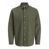 Jack & Jones Regular Fit Gömlek 12288595 JJEBREEZE BLEND SHIRT L/S, 2XL, 5003338997, Yeşil, Erkek