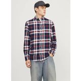 Jack & Jones Regular Fit Lacivert Erkek Gömlek 12235982_JJECLASSIC AUTUMN CHECK SH