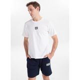 Jack & Jones Regular Fit Logo Baskılı T-Shirt Beyaz, XL, 5003350743, Ekru, Erkek