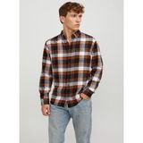 Jack & Jones Regular Fit Turuncu Erkek Gömlek 12235982_JJECLASSIC Autumn Check Sh - XL
