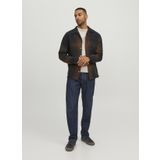 Jack & Jones Relaxed Kahve Çizgili Erkek Gömlek JPRBLATONY HEAVY CHECK OVERSHIRT L/