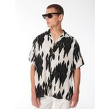 Jack & Jones Relaxed Kırık Beyaz Erkek Gömlek JORLUKE IKO RESORT AOP SHIRT SS