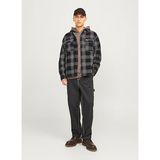 Jack & Jones Relaxed Siyah Erkek Gömlek 12261112_Jcotheo Corduroy Check Ove - XL