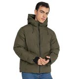 Jack & Jones Rüzgara Dayanıklı Kapüşonlu Puffer Mont, L, 12260482, Forest Night, Erkek