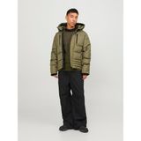 Jack & Jones Rüzgara ve Suya Dayanikli Puffer Mont - Yog - Yeşil