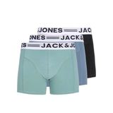 Jack & Jones Sense 3'lü Paket Erkek Boxer, Mavi, M Beden