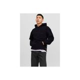 Jack & Jones Silverlake Erkek Kapüşonlu Sweatshirt, Siyah, XL