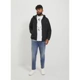 Jack & Jones Siyah Erkek Mont 12236331_JJEBASIC Softshell Hood No - 5XL